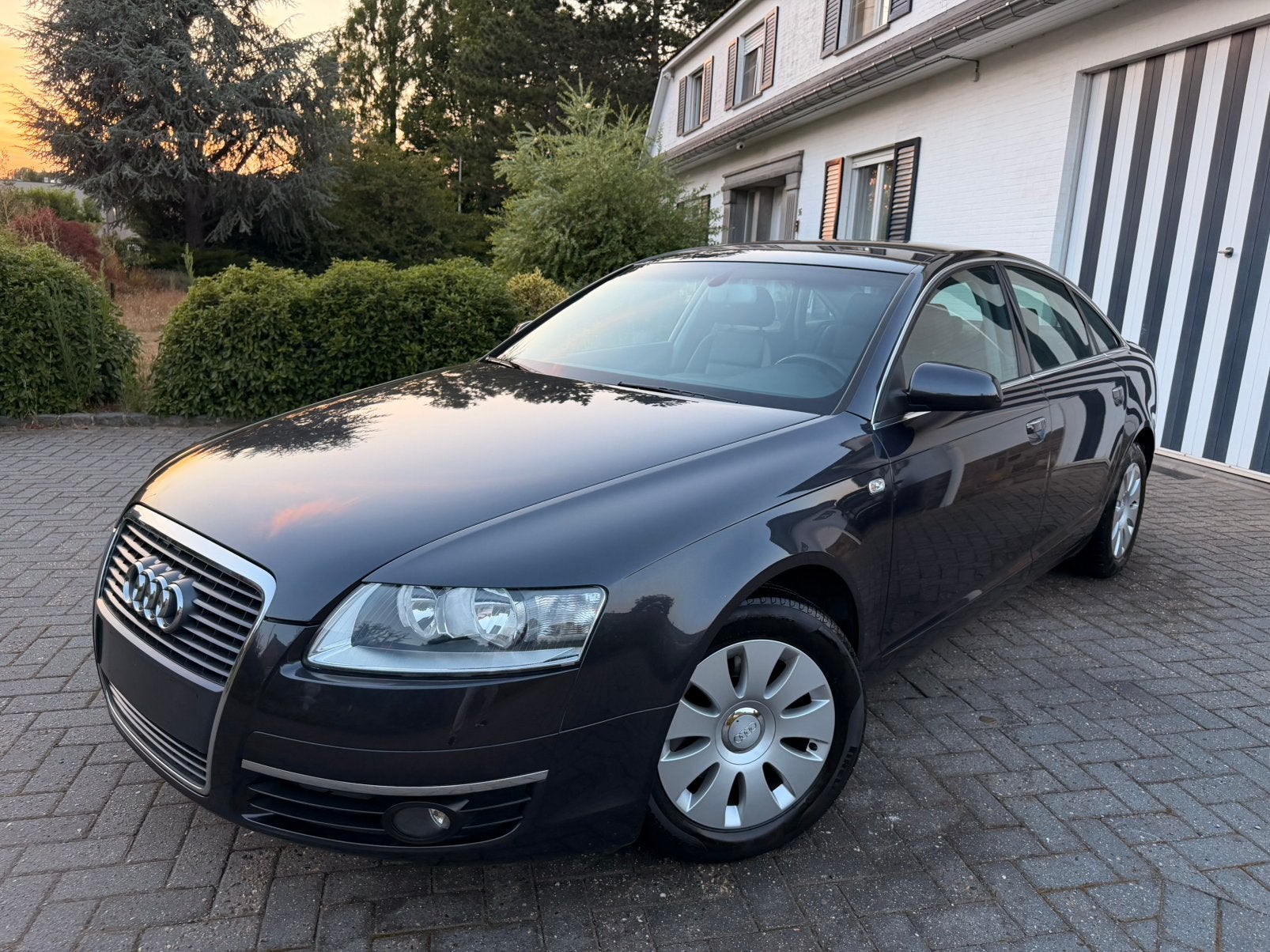 Audi A6 -Approuvé à blanc -Garantie de 12 mois-Parfait état!, Autos, 4 portes, Entreprise, Noir, 4 cylindres