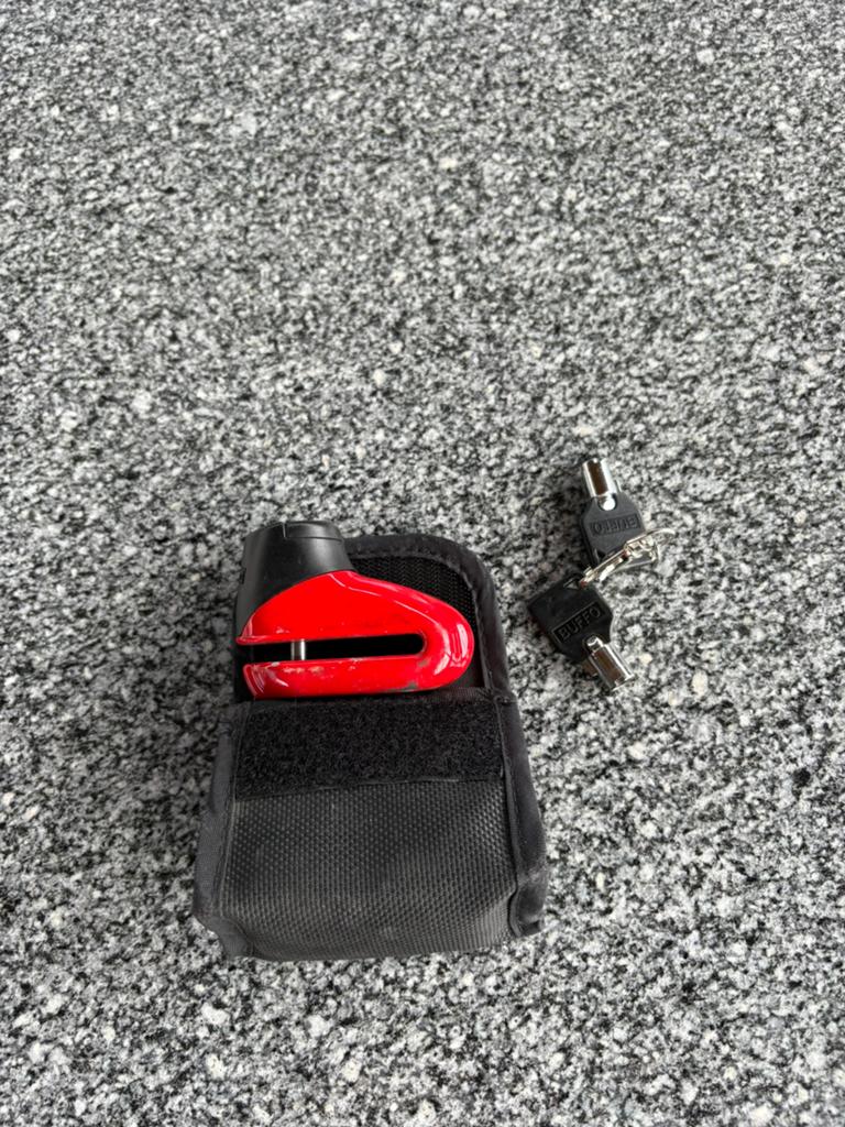Remschijfslot voor moto/scooter, Motoren, Ophalen, Zo goed als nieuw