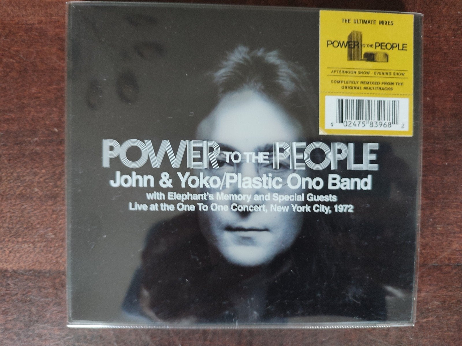 2 CD : JOHN LENNON & YOKO ONO - POWER TO THE PEOPLE Remixé, Enlèvement ou Envoi, Comme neuf