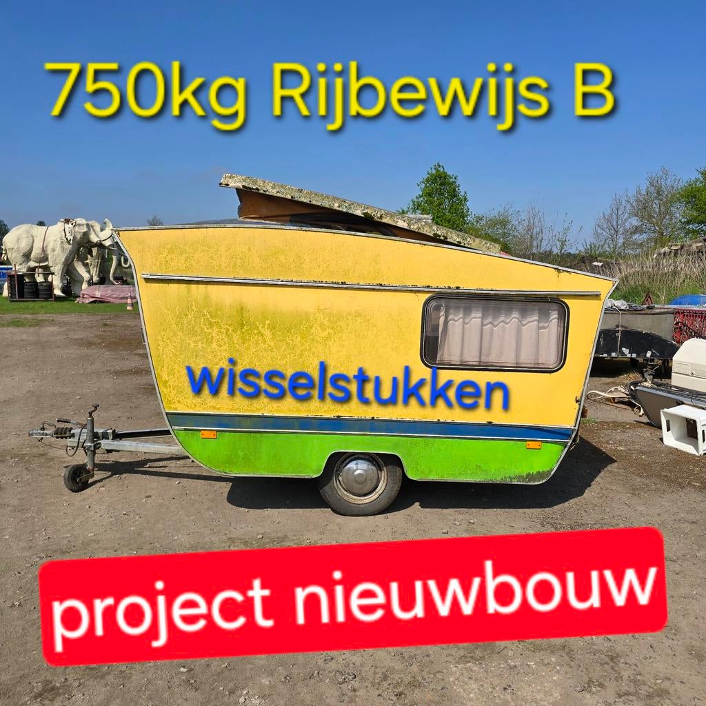 Auvent de pièces de rechange Caravan Otten zwerver Oldtimer, Enlèvement