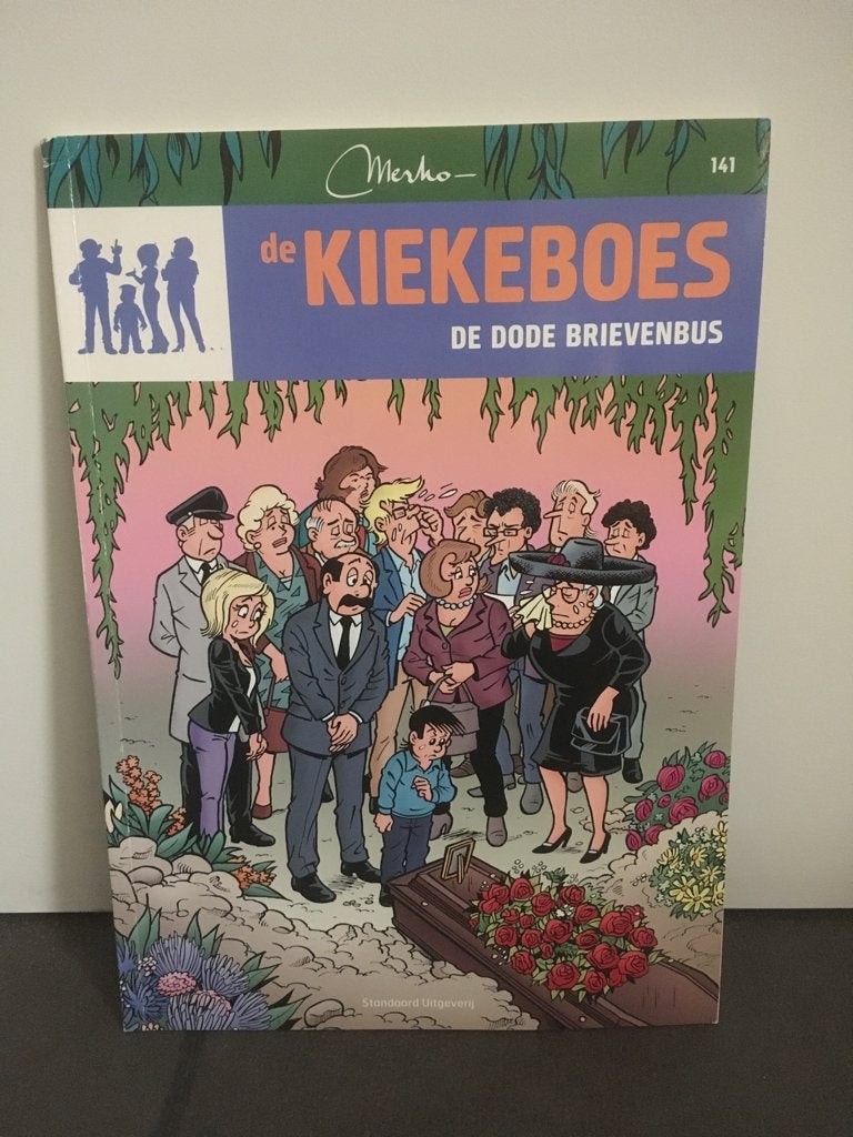 Strip “de Kiekeboes” - De dode brievenbus, nr 141, Une BD, Merho, Enlèvement, Utilisé