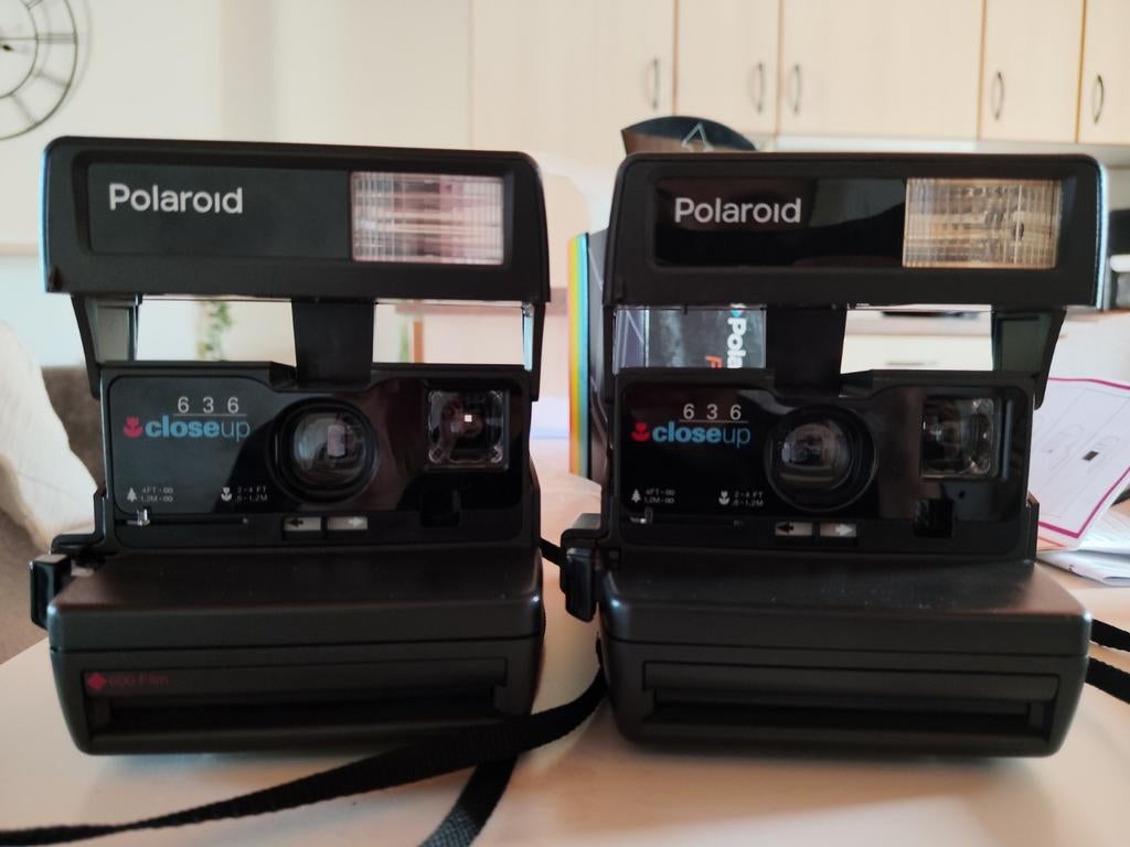 2 caméras de gros plan Polaroid 636, Enlèvement ou Envoi, Polaroid, Polaroid