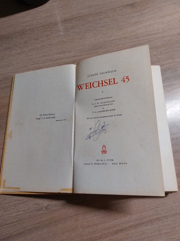 Weichsel 45, Livres, Enlèvement, Utilisé
