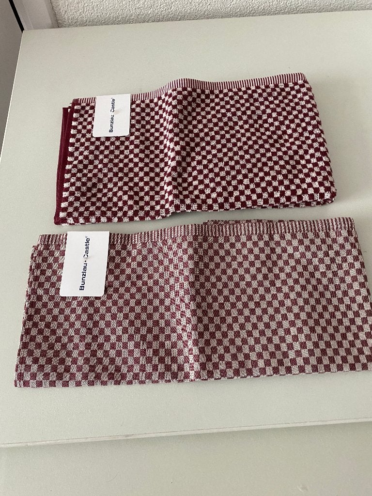 Keukentextielsets Geruit Bunzlau Castle, Huis en Inrichting, Katoen, Overige kleuren, Overige typen, Nieuw