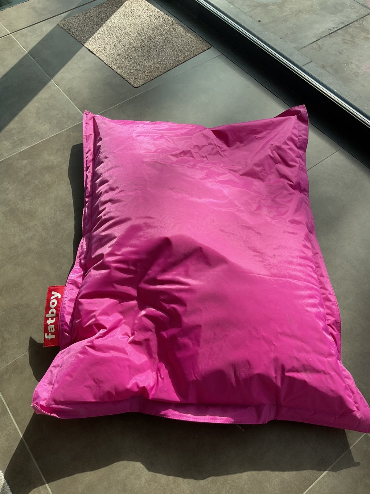 Fatboy zitzak XL fushia, Maison & Meubles, Enlèvement, Utilisé, Autres couleurs, Pouf