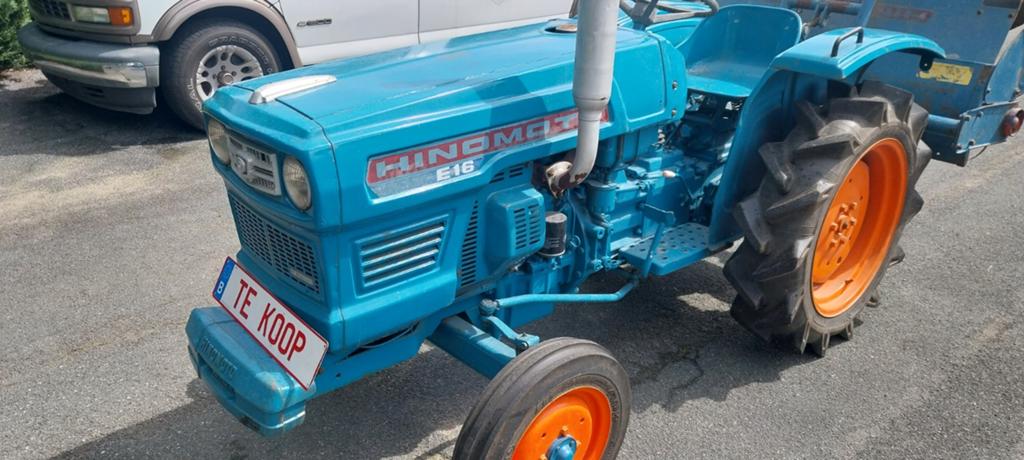 Hinimoto minitractor 16 pk met frees, Enlèvement