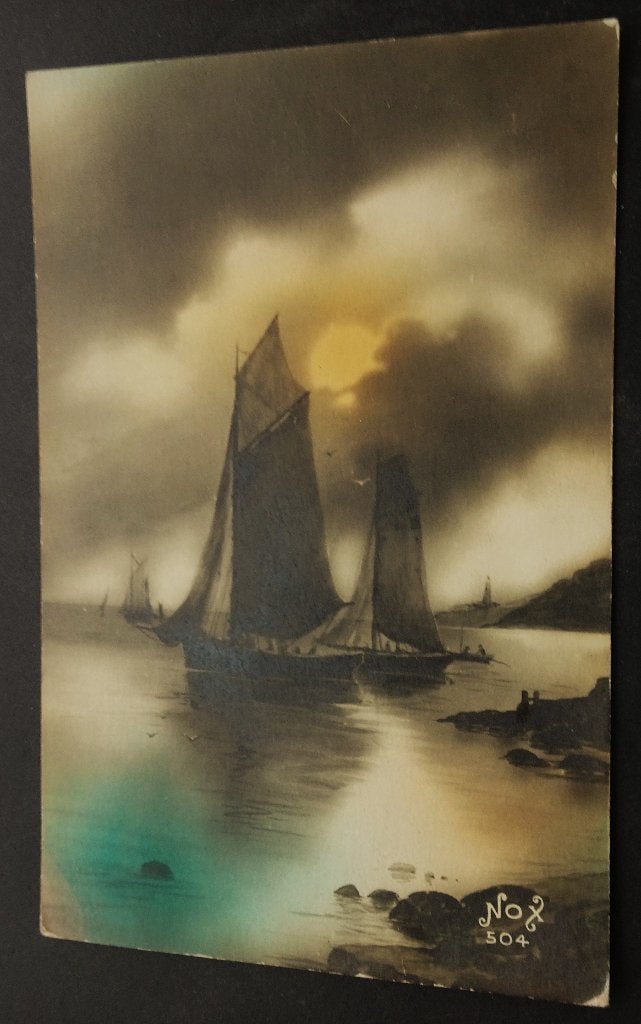 Postkaartje Nox # 504, Verzenden, 1920 tot 1940, Gelopen, Natuur