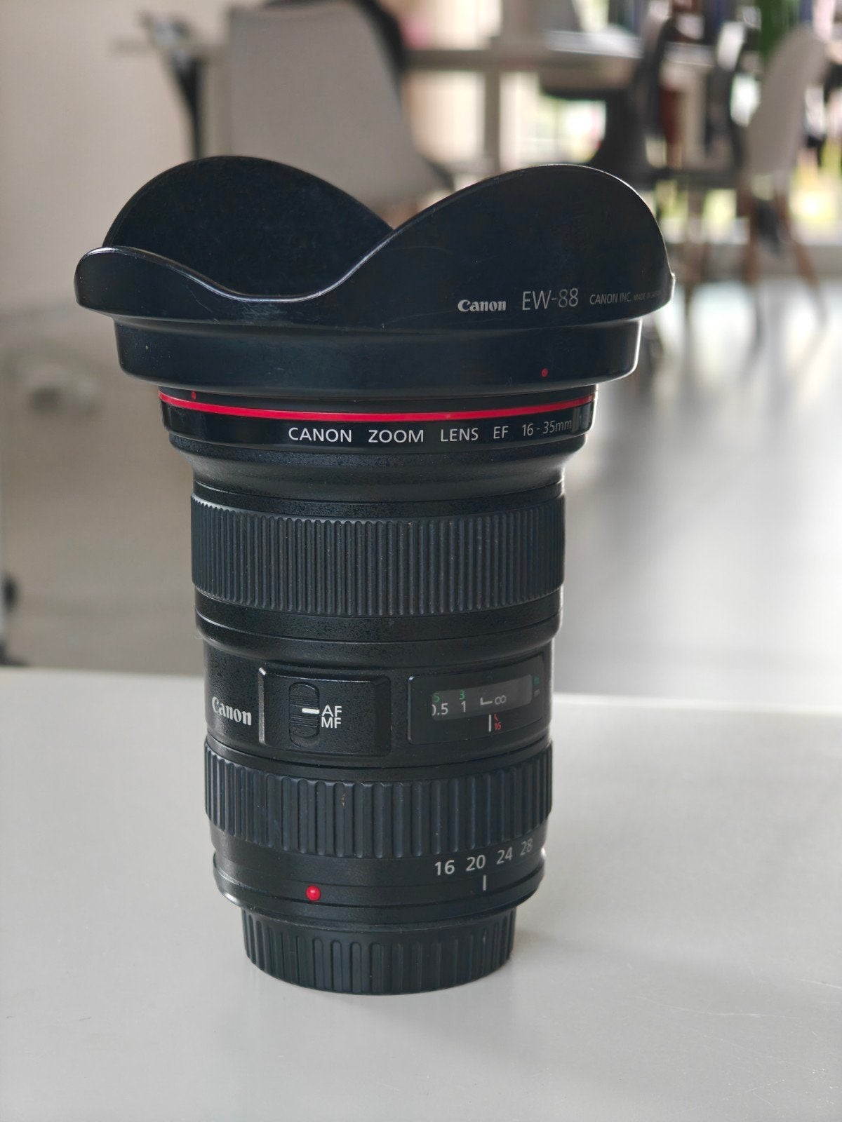 Canon EF 16–35mm f/2.8L II USM, professionele groothoek, Enlèvement