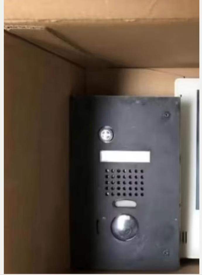 Aiphone videofoon kit - aiphone, Ophalen, Gebruikt