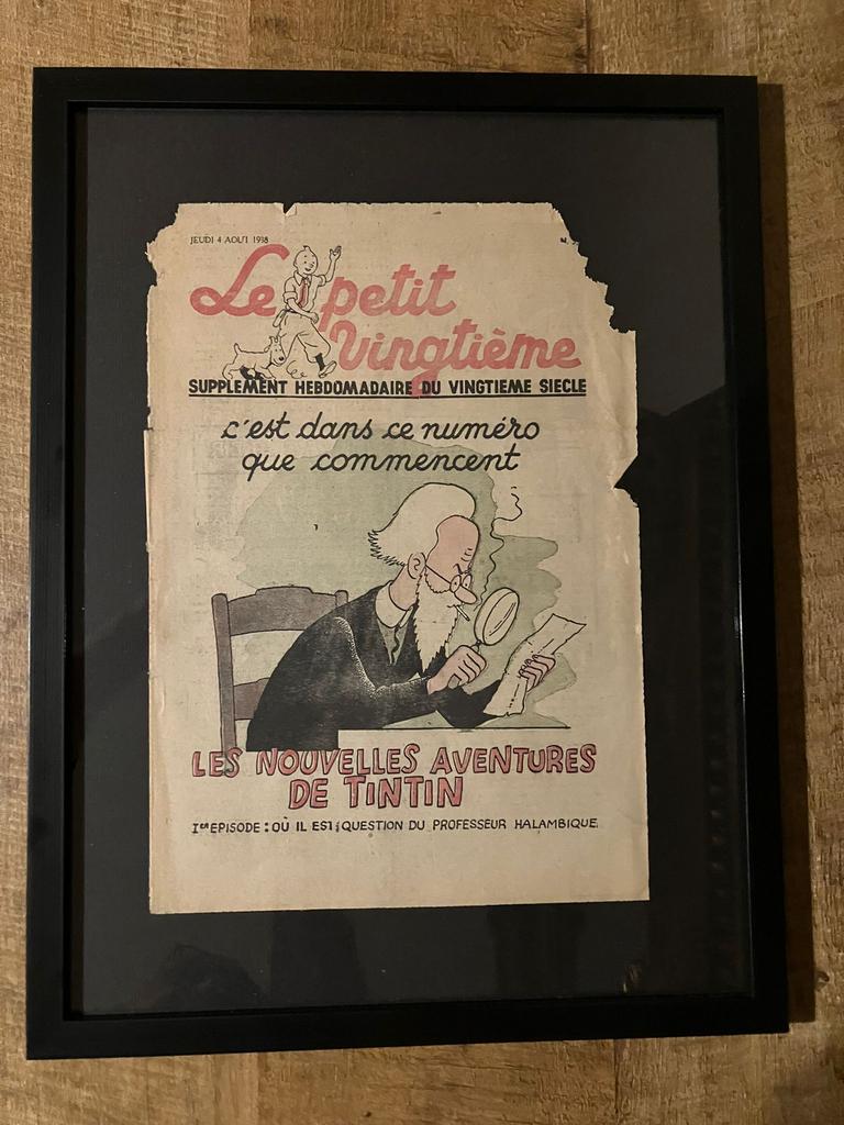 Tintin - Le petit vingtième 1938, Enlèvement ou Envoi, Tintin