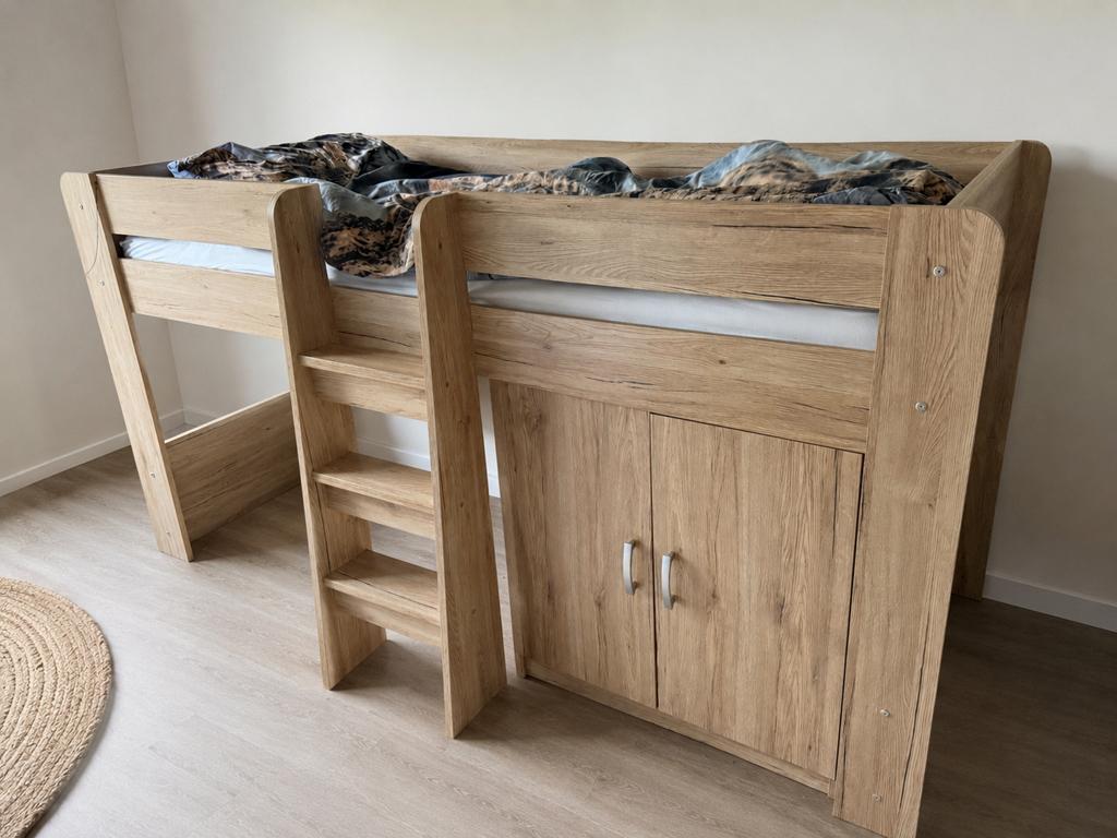 Hoogslaper, Kinderen en Baby's, Kinderkamer | Stapelbedden en Hoogslapers, Ophalen, Gebruikt, Hoogslaper