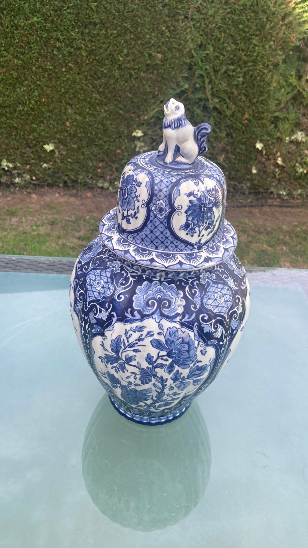 Delfts blauwe vaas, Ophalen