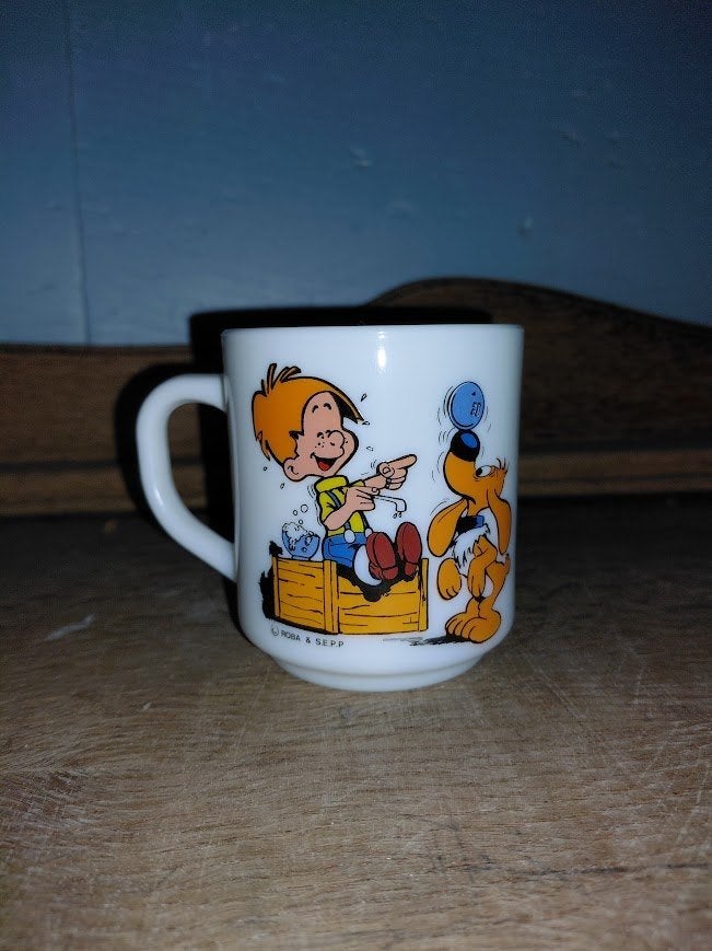 Tasse à café vintage Bollie et Billie (Boule & Bill), Enlèvement ou Envoi, Autres personnages, Neuf, Autres types