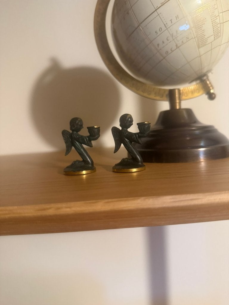 2 vintage beeldjes Walter Bosse voor Herta Baller, Ophalen of Verzenden, Zo goed als nieuw, Religie