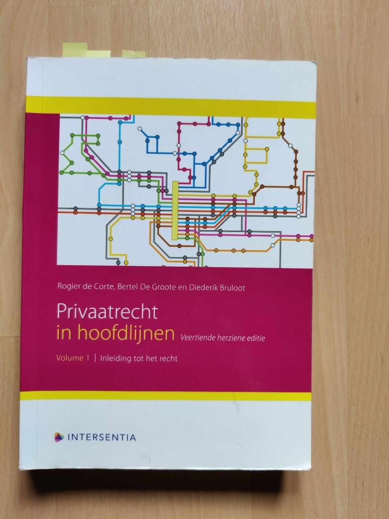 Privaatrecht deel 1., Boeken, Ophalen of Verzenden, Zo goed als nieuw, Hoger Onderwijs