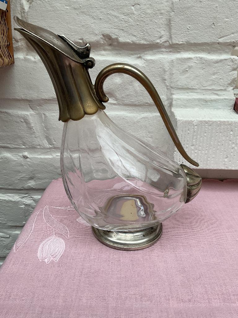 Vintage wijnkaraf, Ophalen