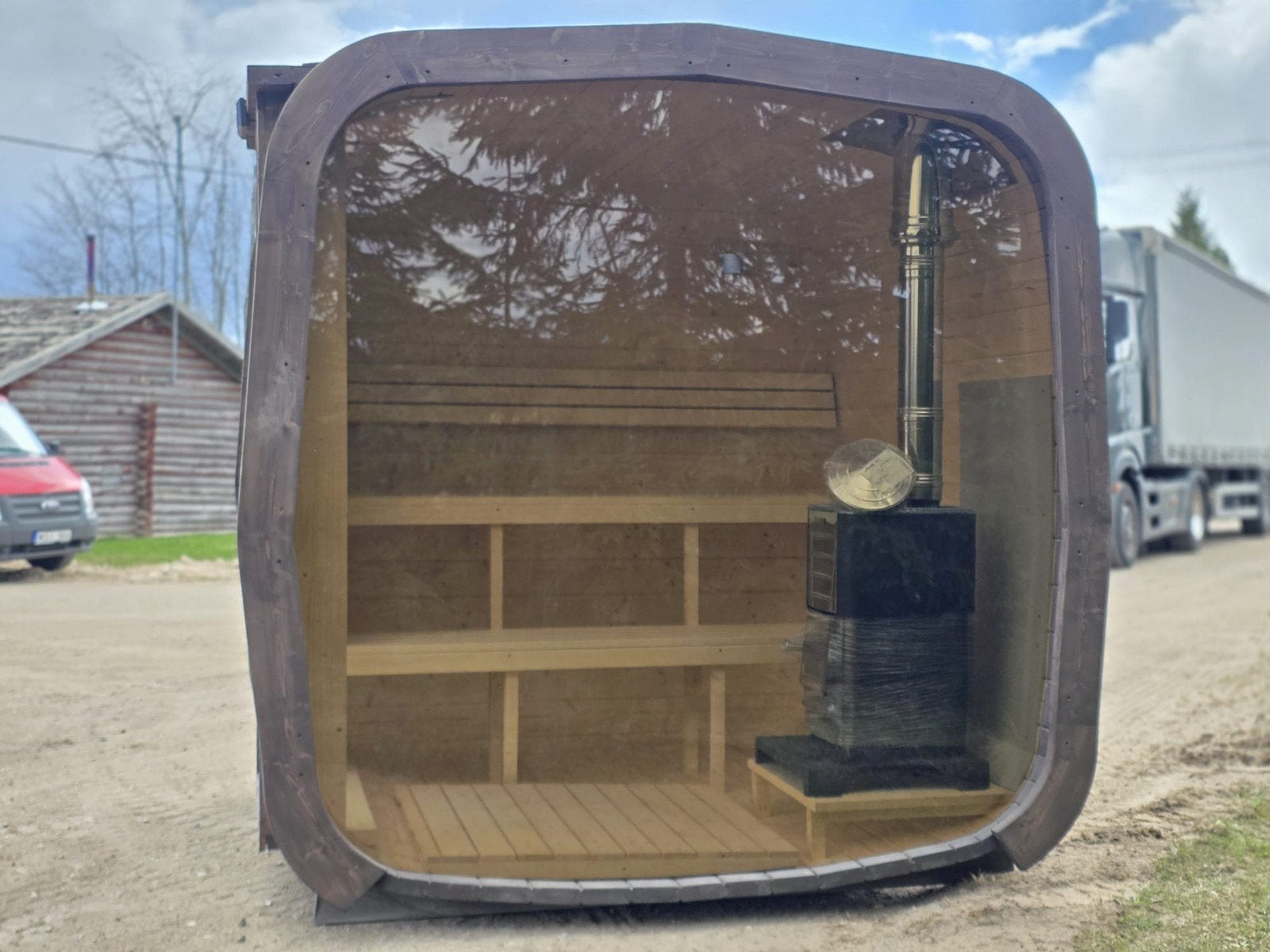 Livraison et installation gratuites du sauna 2M Cube - 10 %, Enlèvement ou Envoi