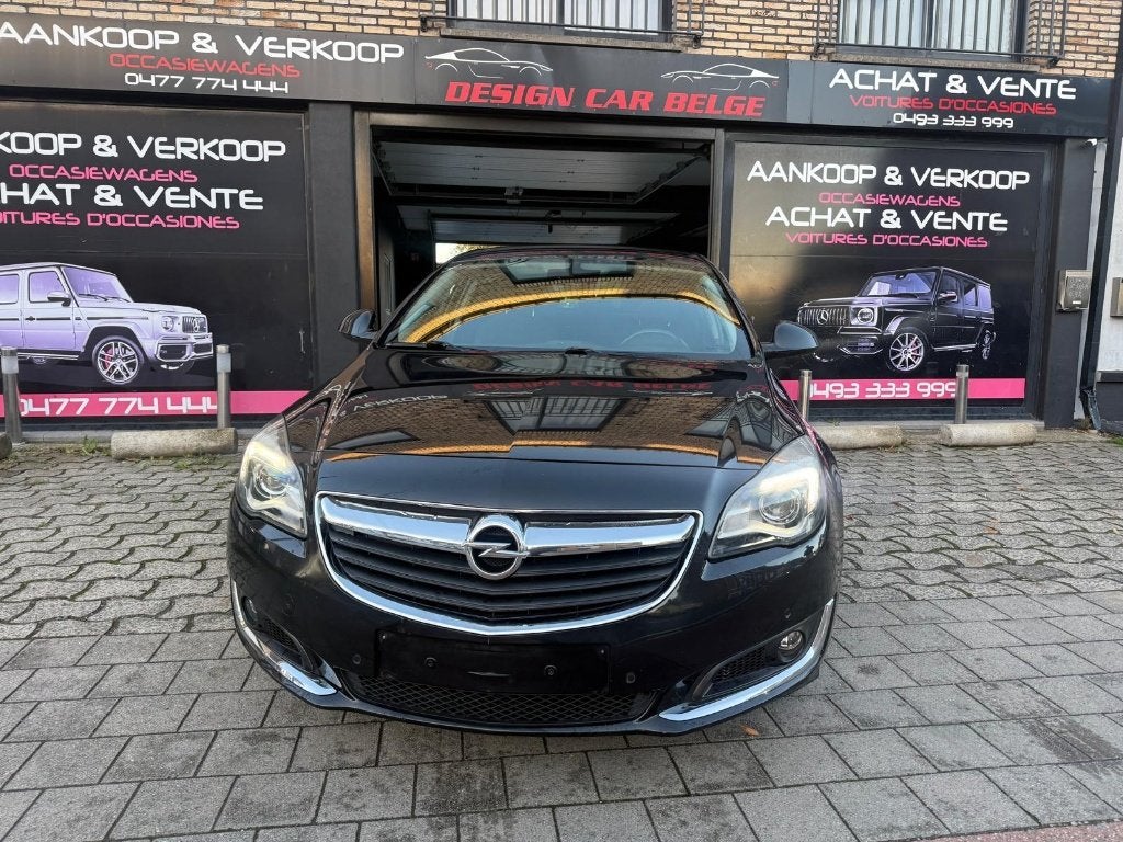 Opel Insignia 1.6 cdti 136 pk Cosmo 1e hands Gps Euro 6b., Auto's, Adaptive Cruise Control, Zwart, Leder, Bedrijf