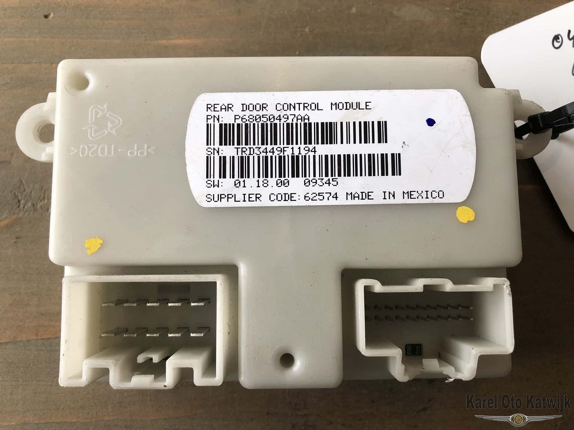 Sliding Door Control Module Chrysler Grand Voyager 2008 - —>, -, Utilisé, -, -
