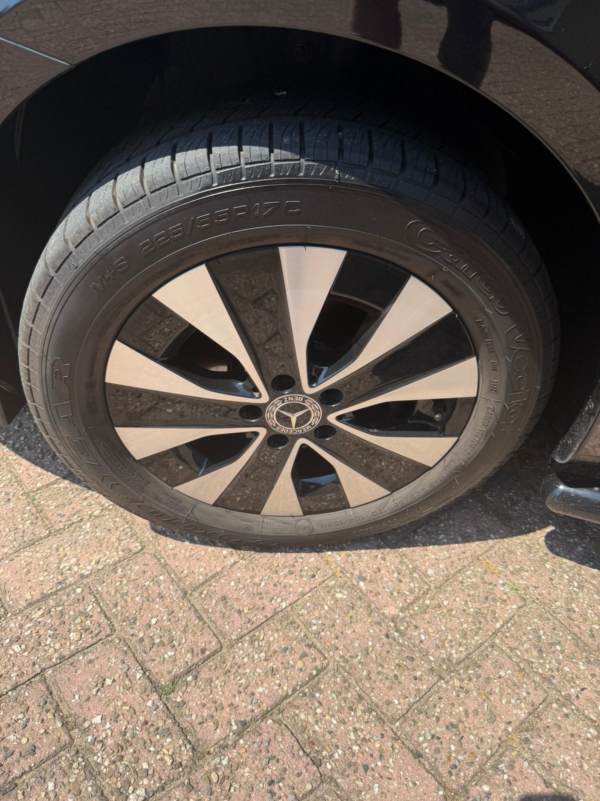 Zeer mooie set 17 inch vito v-klasse velgen all seasonbanden, Auto-onderdelen, Ophalen, 17 inch, Band(en)
