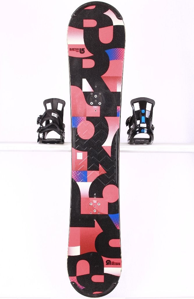 Planche à neige 156 cm BURTON PROGRESSION WIDE, rouge, ROCKE, Envoi, Utilisé, Planche