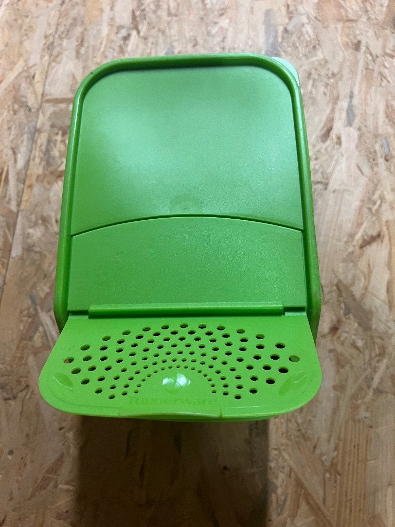 Tupperware bewaardoos aardappelen, Huis en Inrichting, Gebruikt, Bewaardoos, Verzenden, Groen