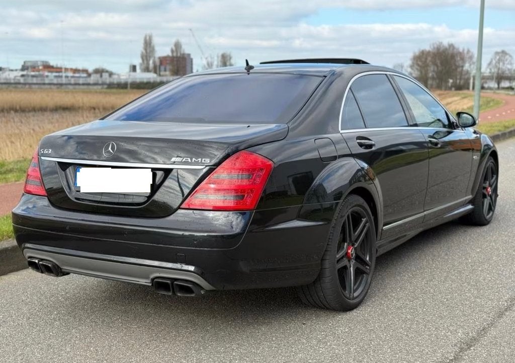 Mercedes-Benz S63 AMG L - 6,2l V8 - FULL OPTION - Ruilen kan, Auto's, Automaat, Dealer onderhouden, Achterwielaandrijving, Zwart