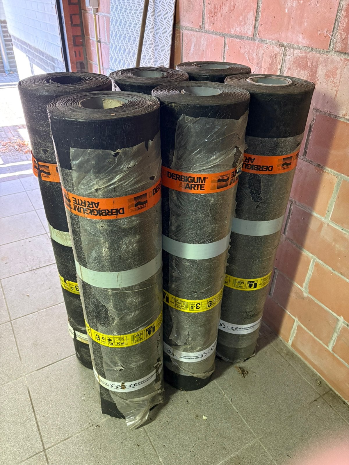 Derbigum ARTE roofing Grijs, 15 m² ou plus, Gris, Comme neuf, Enlèvement
