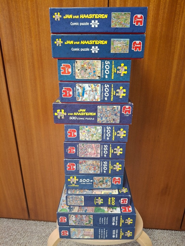 12 van haasteren puzzels, Enlèvement