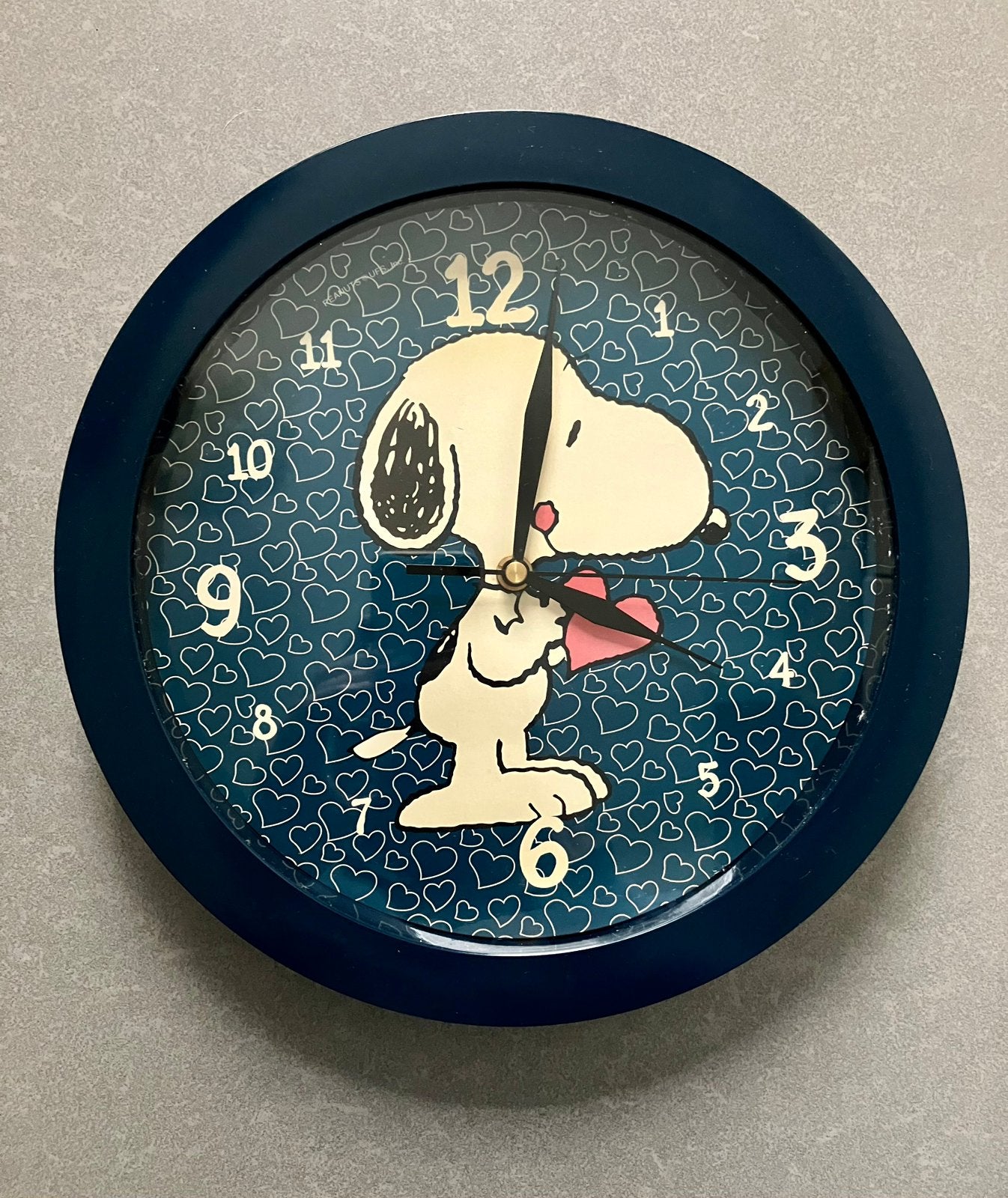 Vintage snoopy wandklok, Maison & Meubles, Accessoires pour la Maison | Horloges, Enlèvement ou Envoi, Utilisé, Horloge murale