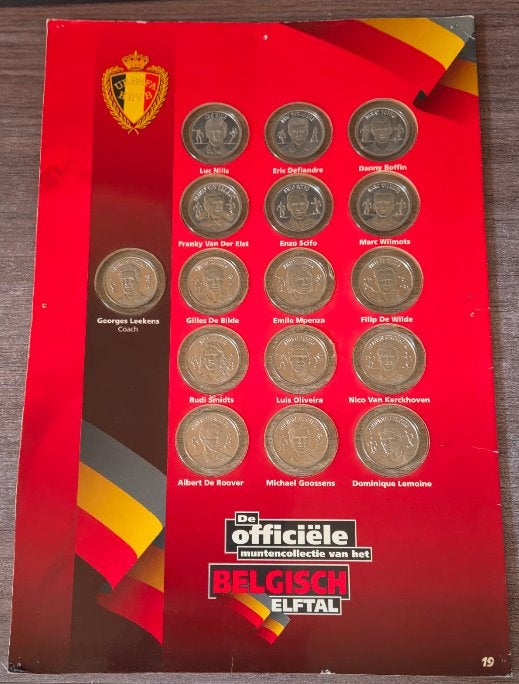 Rode Duivels (1997) - Officiele munten collectie, Verzamelen, Ophalen of Verzenden, Gebruikt