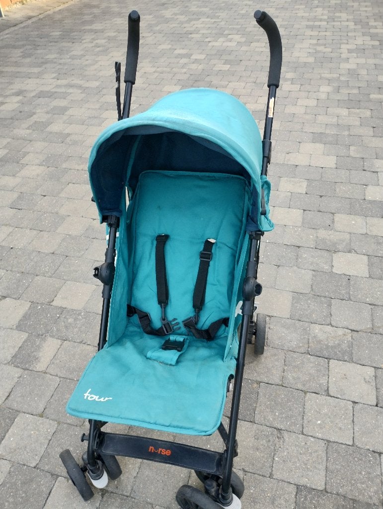 kinderbuggy, Ophalen, Gebruikt, Zonnekap