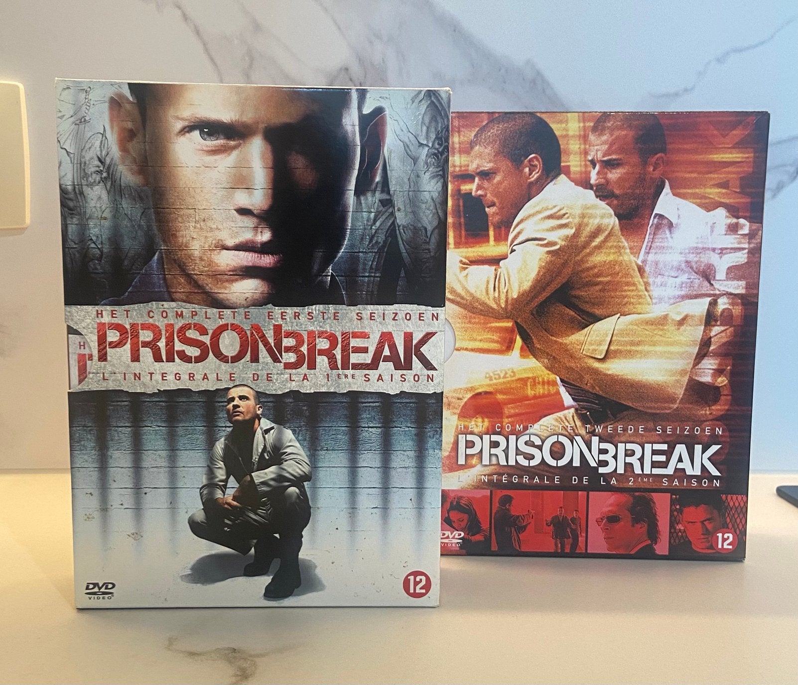 DVD box prison break S1 & S2, Ophalen, Zo goed als nieuw