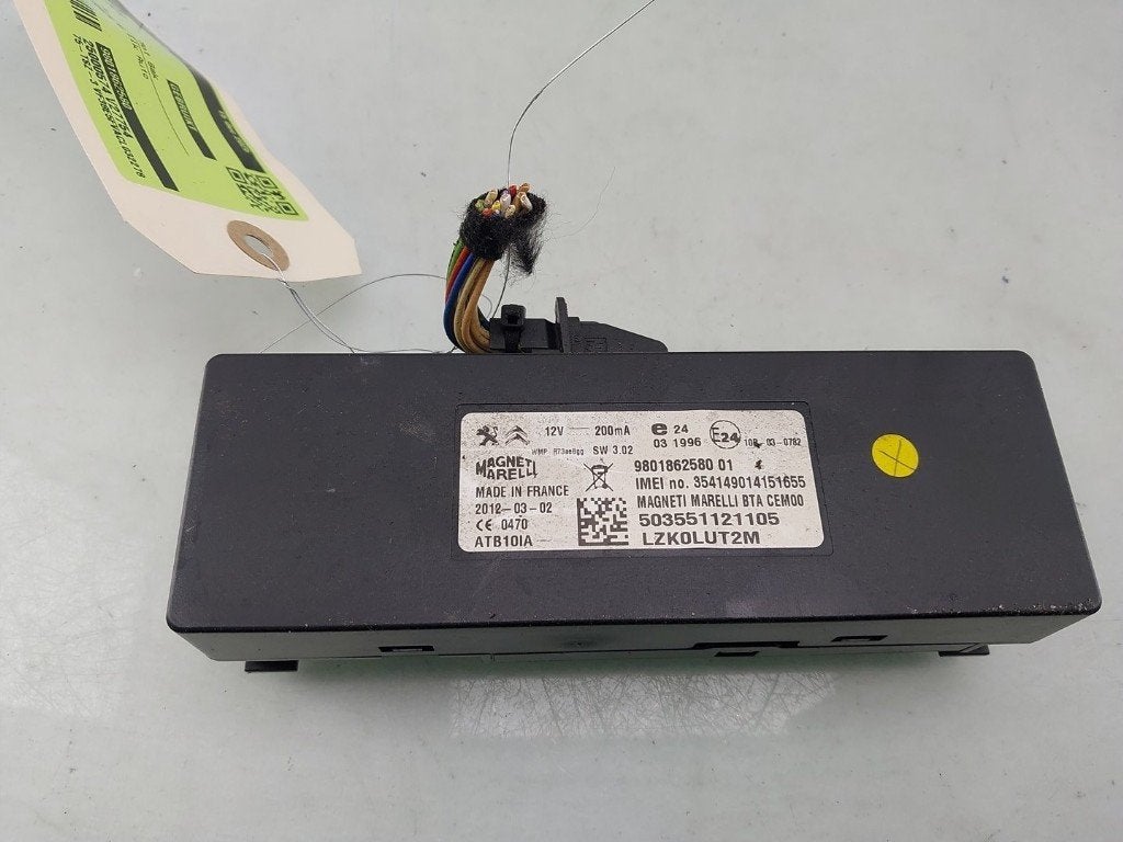 ORDINATEUR DIVERS C Peugeot 508 SW (8E / 8U) (|9801862580|), Autos : Pièces & Accessoires, Électronique & Câbles, Peugeot, Utilisé