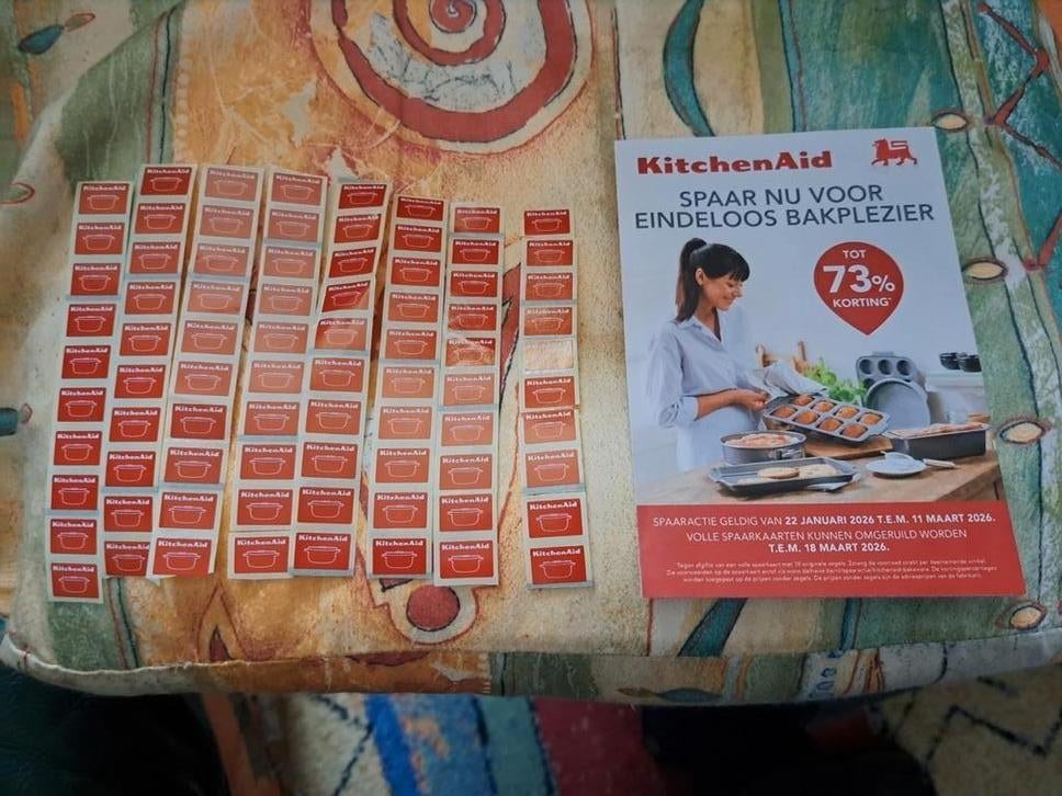 80 spaarzegels Kitchen Aid Delhaize, Boeken, Ophalen