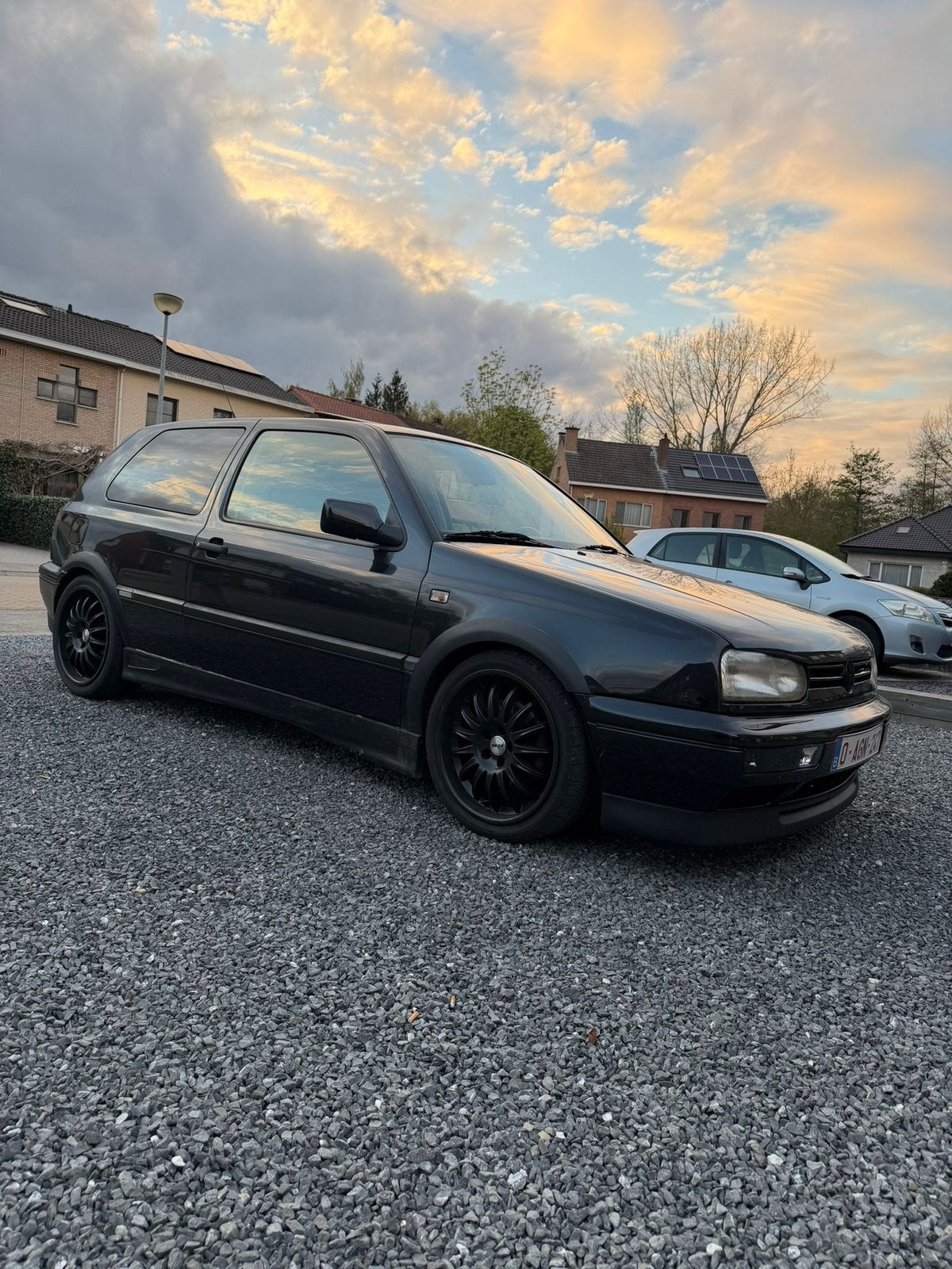 Golf Mk3 VR6, Auto's, Volkswagen, Voorwielaandrijving, Zwart, Zwart, Leder