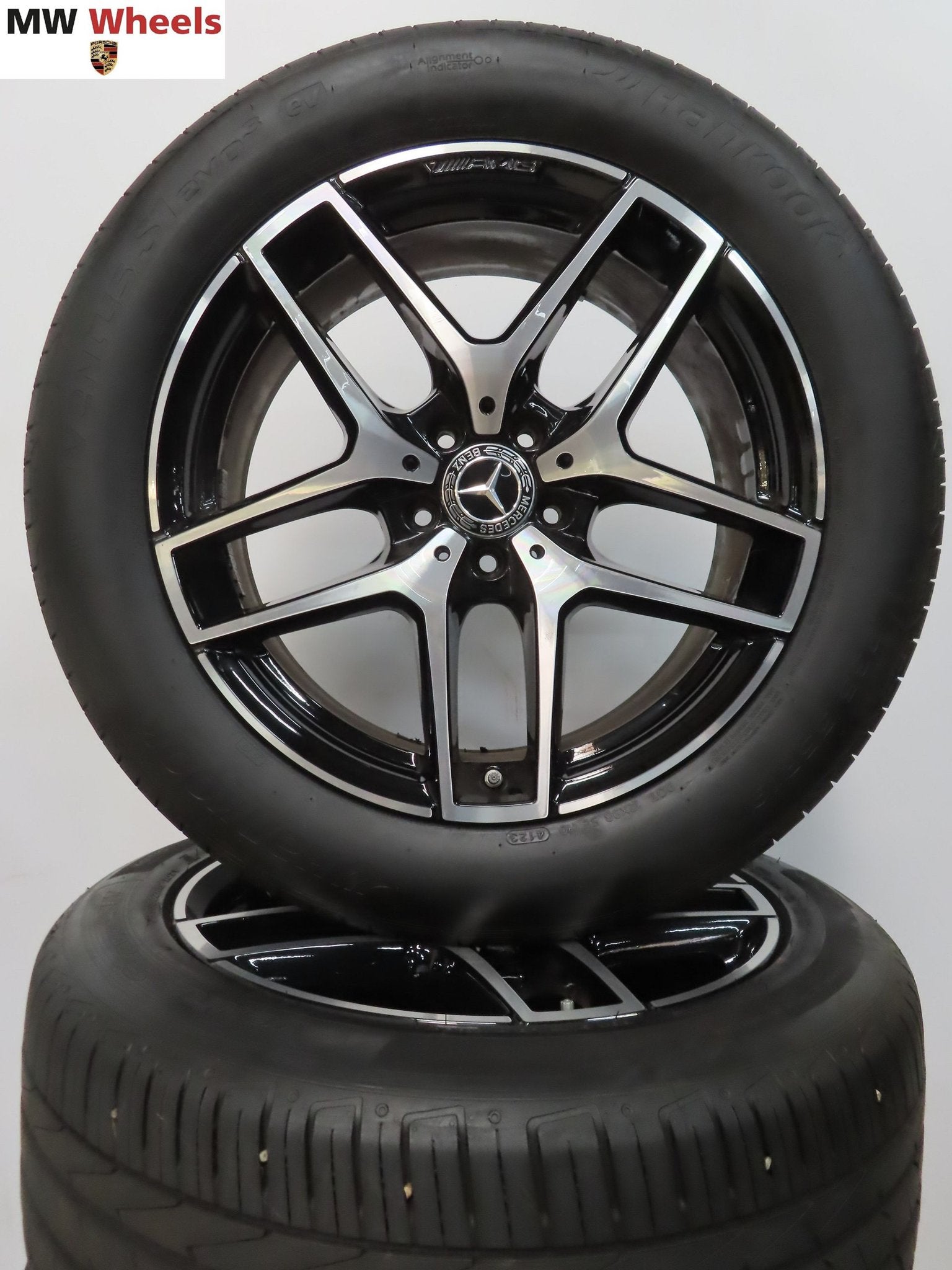 Originele Mercedes W253 AMG 19 inch velgen GLC zomerbanden, Pneus et Jantes, Véhicule de tourisme, Pneus été, -