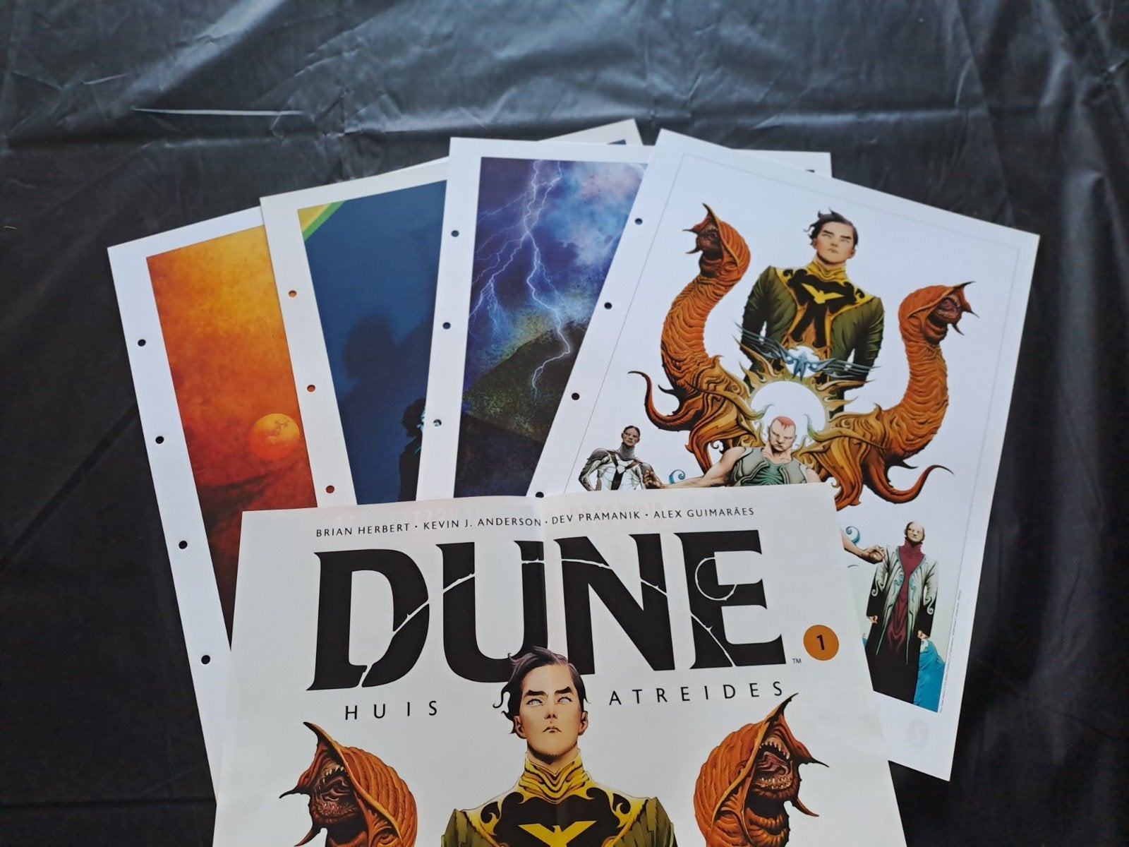 4 A3 kunstdrukken en 1 A2 poster Dune (Silvester), Enlèvement ou Envoi, Comme neuf