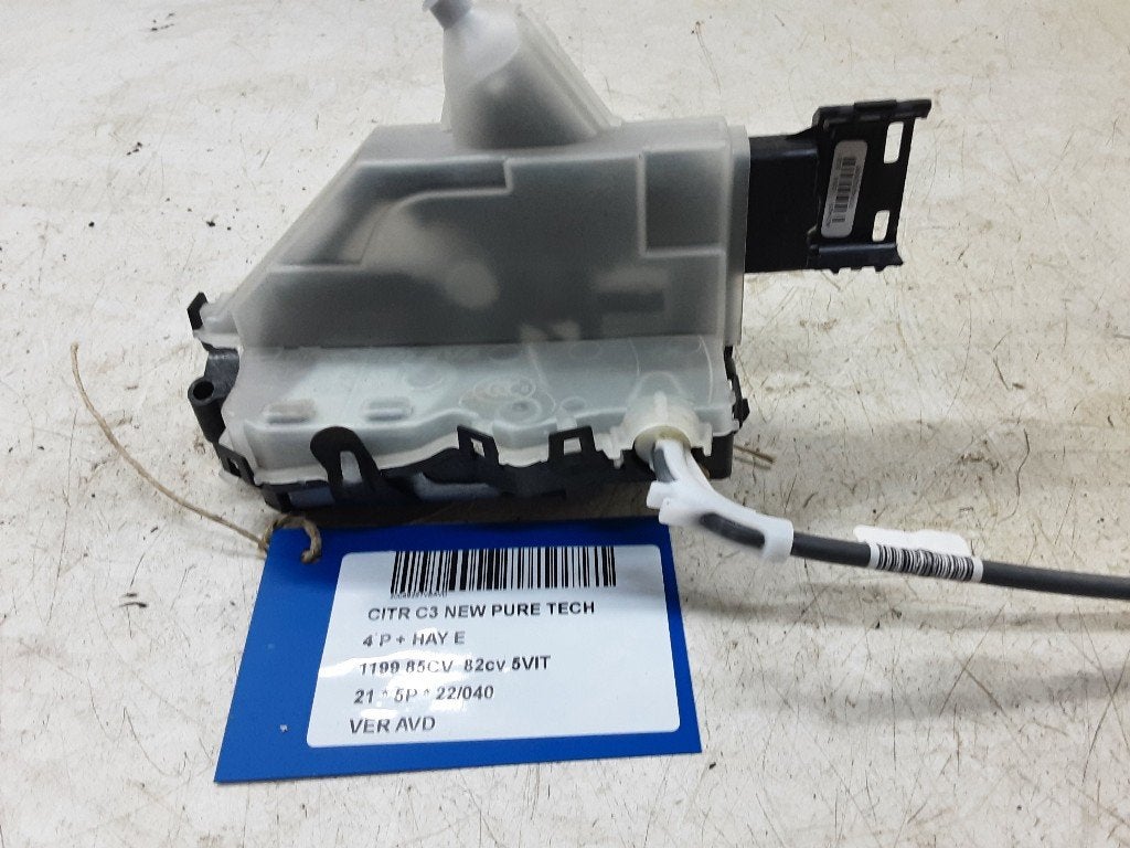 SERRURE DE PORTE AVANT DROITE C3 (SX / SW) (123980), Utilisé, Avant, Citroën