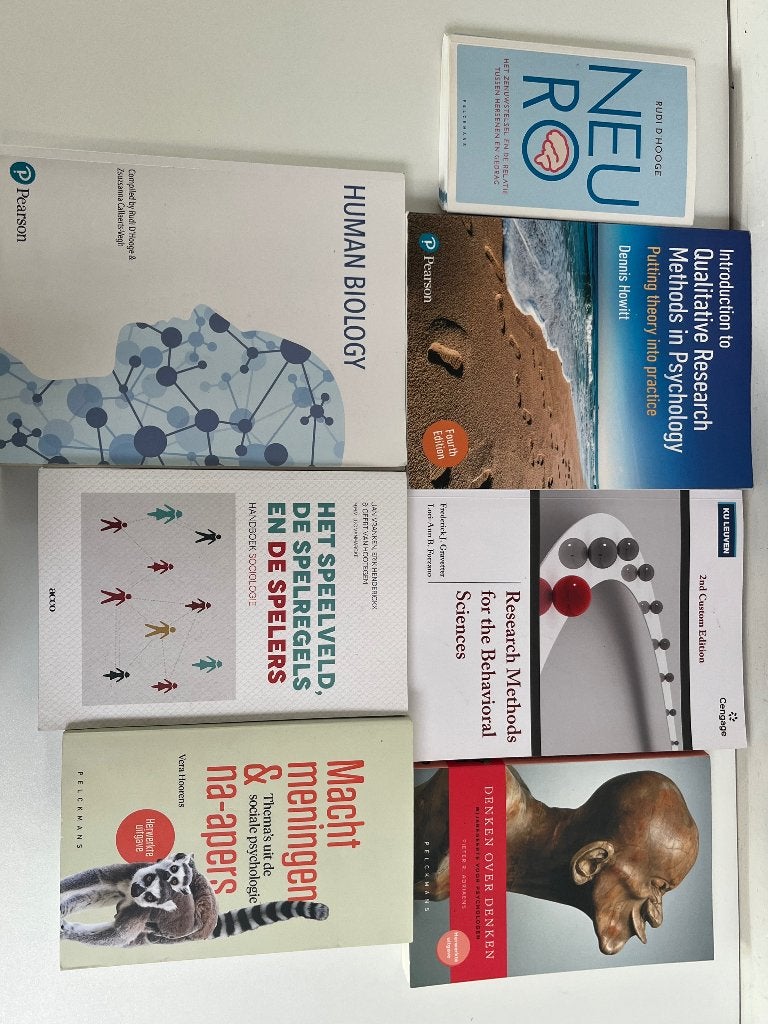 Boeken eerste bachelor psycholgie, Ophalen, Zo goed als nieuw, Sociale psychologie
