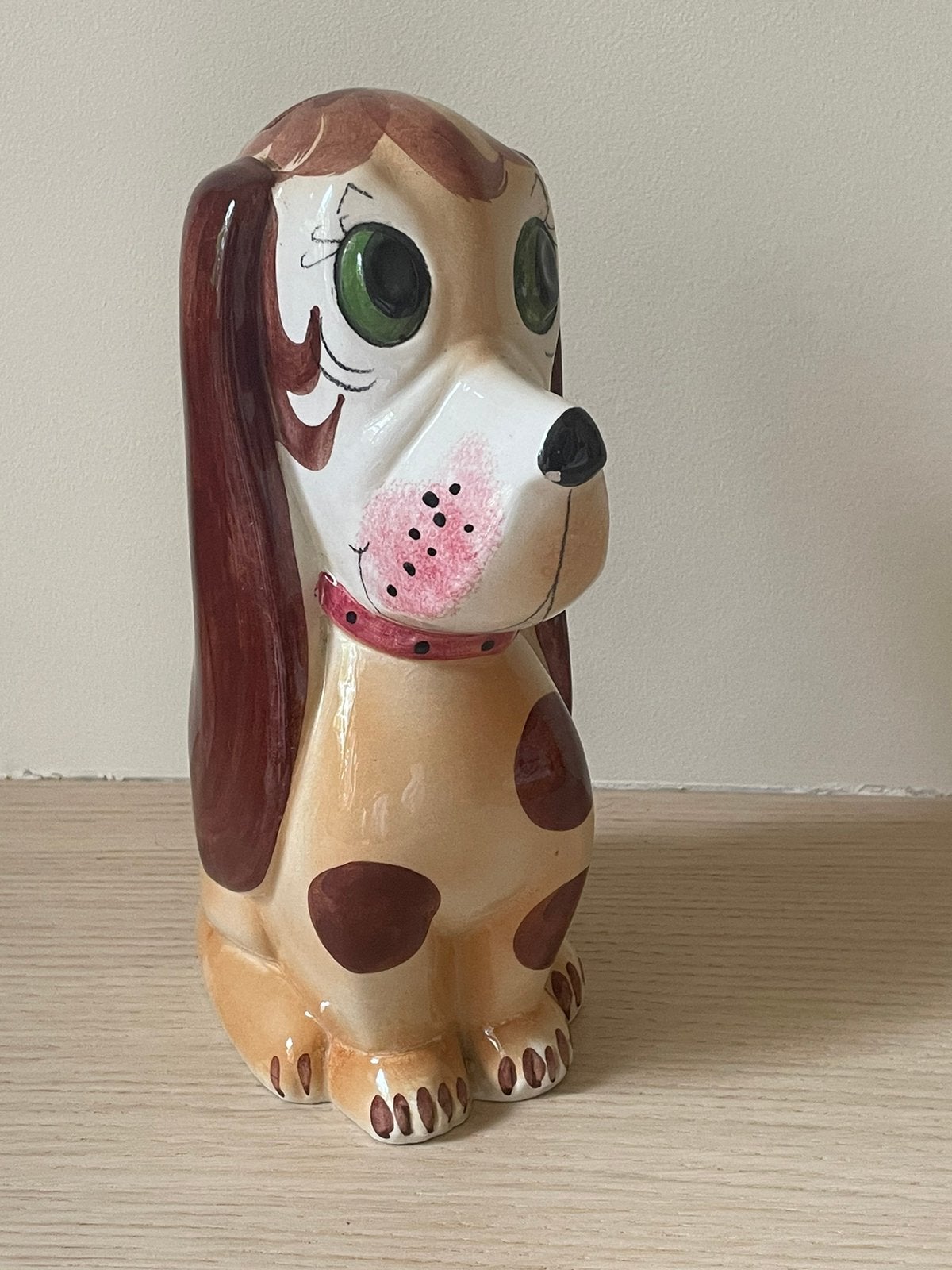 Tirelire vintage en céramique pour basset hound, Enlèvement ou Envoi, Comme neuf