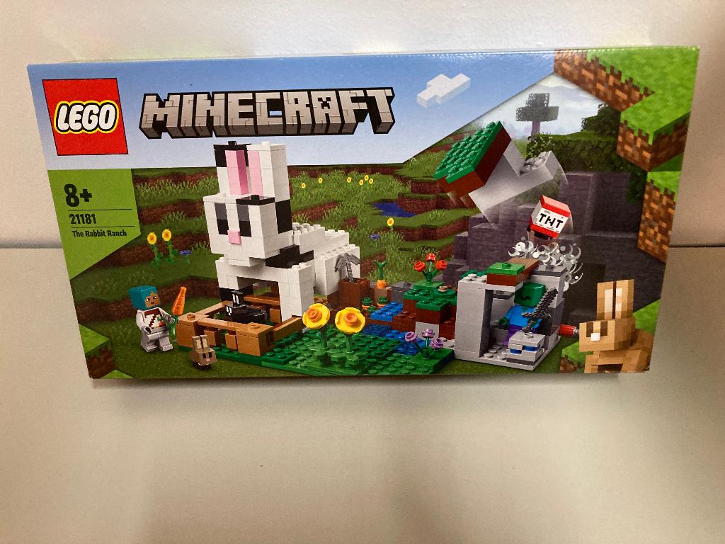 Lego Minecraft 21181 Le ranch des lapins, Neuf, Enlèvement ou Envoi, Minecraft, Lego