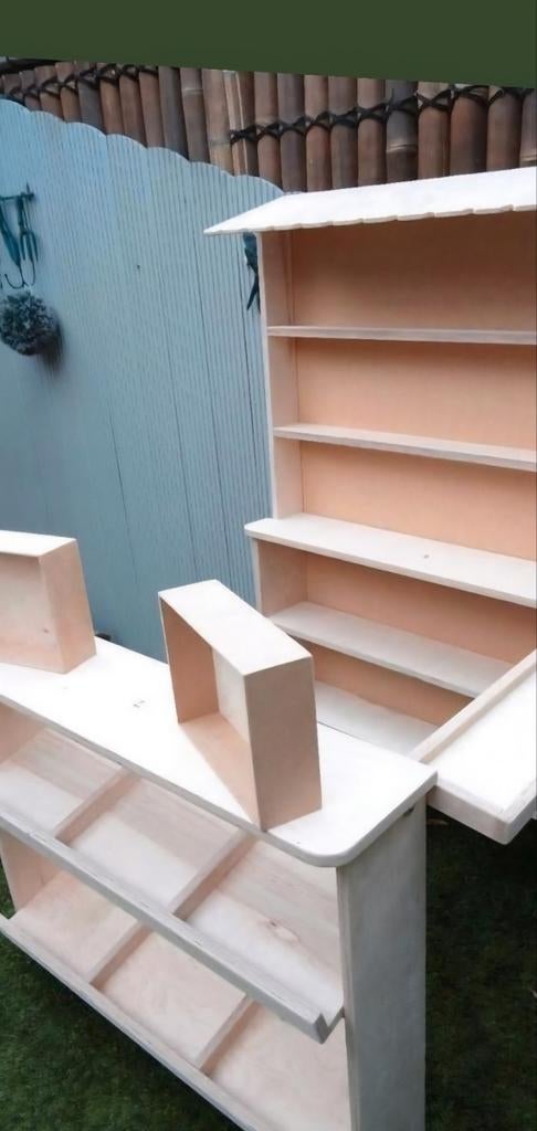 nieuwe grote sterke dubbele houten speelgoed winkel 120 €, Kinderen en Baby's, Speelgoed | Houten speelgoed, Ophalen