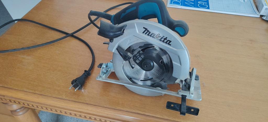 Makita hs7611 1600w 185/190mm, Enlèvement, Scie circulaire
