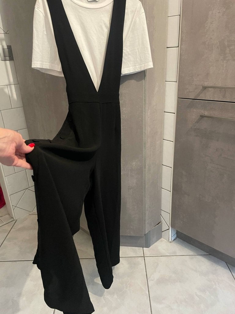 COMBI PANTALON noire zara XS, Enlèvement ou Envoi, Zara, Comme neuf, Taille 34 (XS) ou plus petite