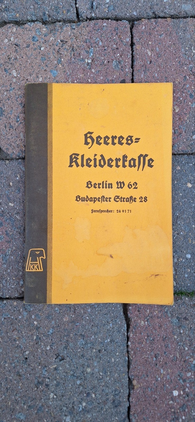 Catalogue équipements allemand, Enlèvement