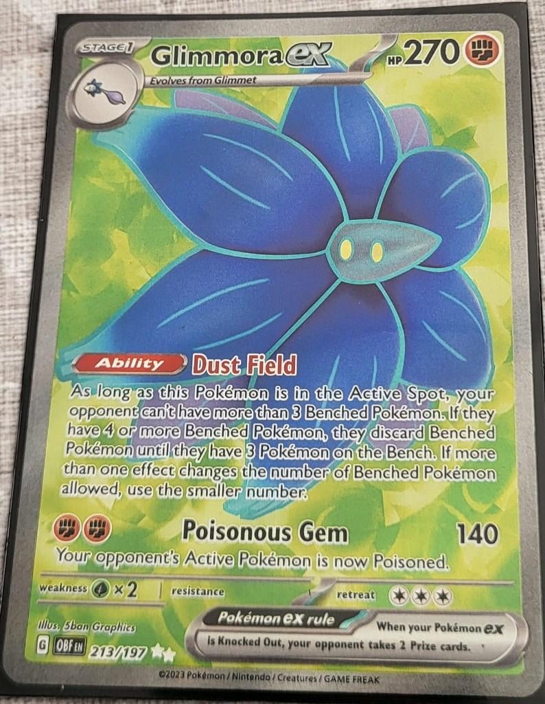 Glimmora ex, Hobby en Vrije tijd, Verzamelkaartspellen | Pokémon, Ophalen, Nieuw, Losse kaart