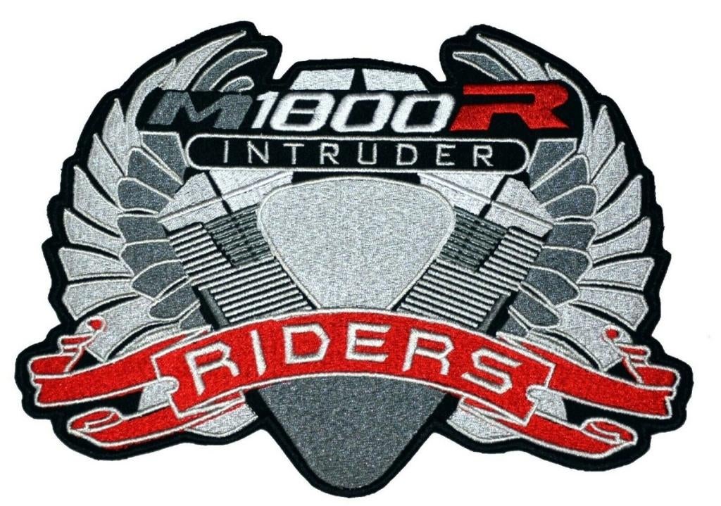 Écusson motard XL Suzuki M1800R Intruder Riders 255 x 183 mm, Motos, Enlèvement ou Envoi, Neuf