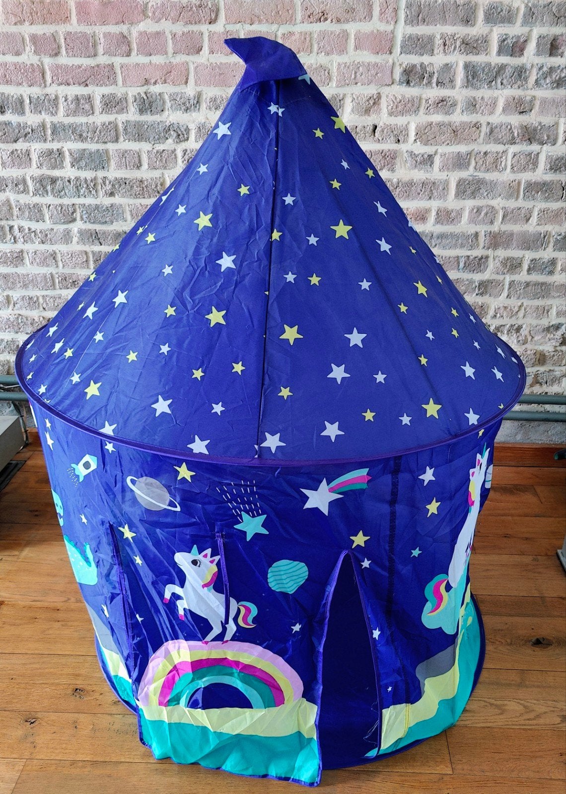 Flying Tiger Pop-Up Speeltent Dino & Eenhoorn met Tas !, Ophalen, Zo goed als nieuw