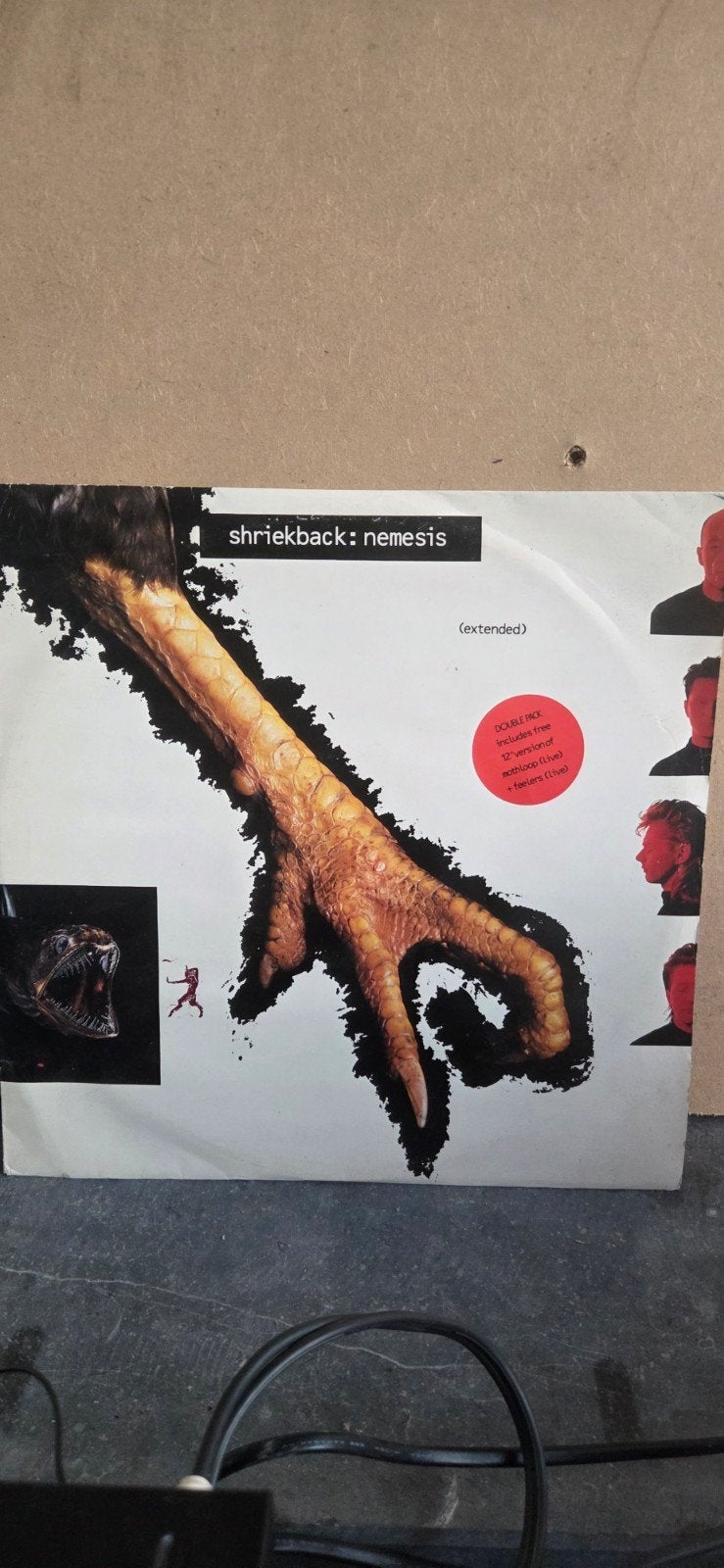LP. Vinyle Shriekback. Némésis. 12 pouces, Enlèvement